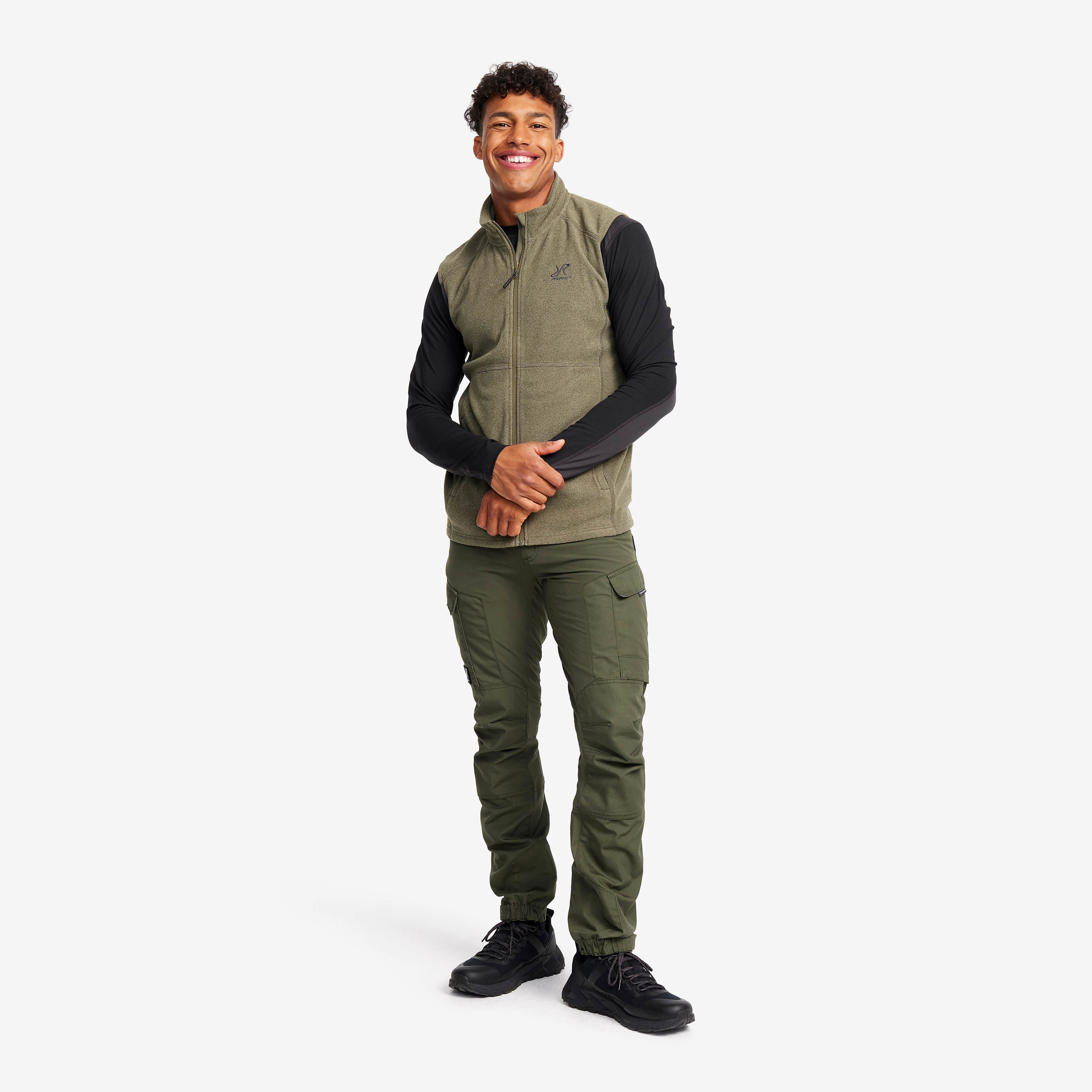 Essential Fleece Vest Homme Grape Leaf