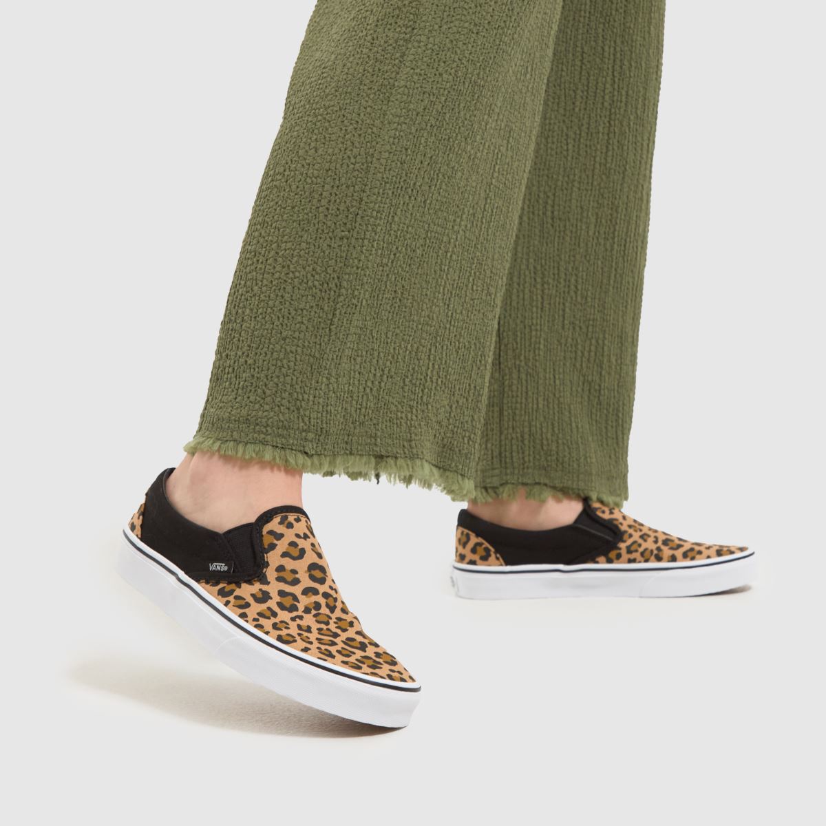 Vans klassiska slip-on-sneakers med tryck