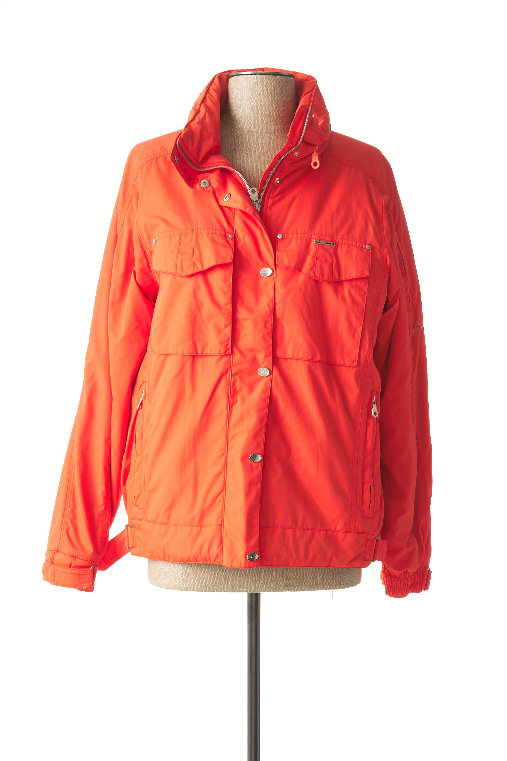H Duvillard Blousons Femme couleur orange