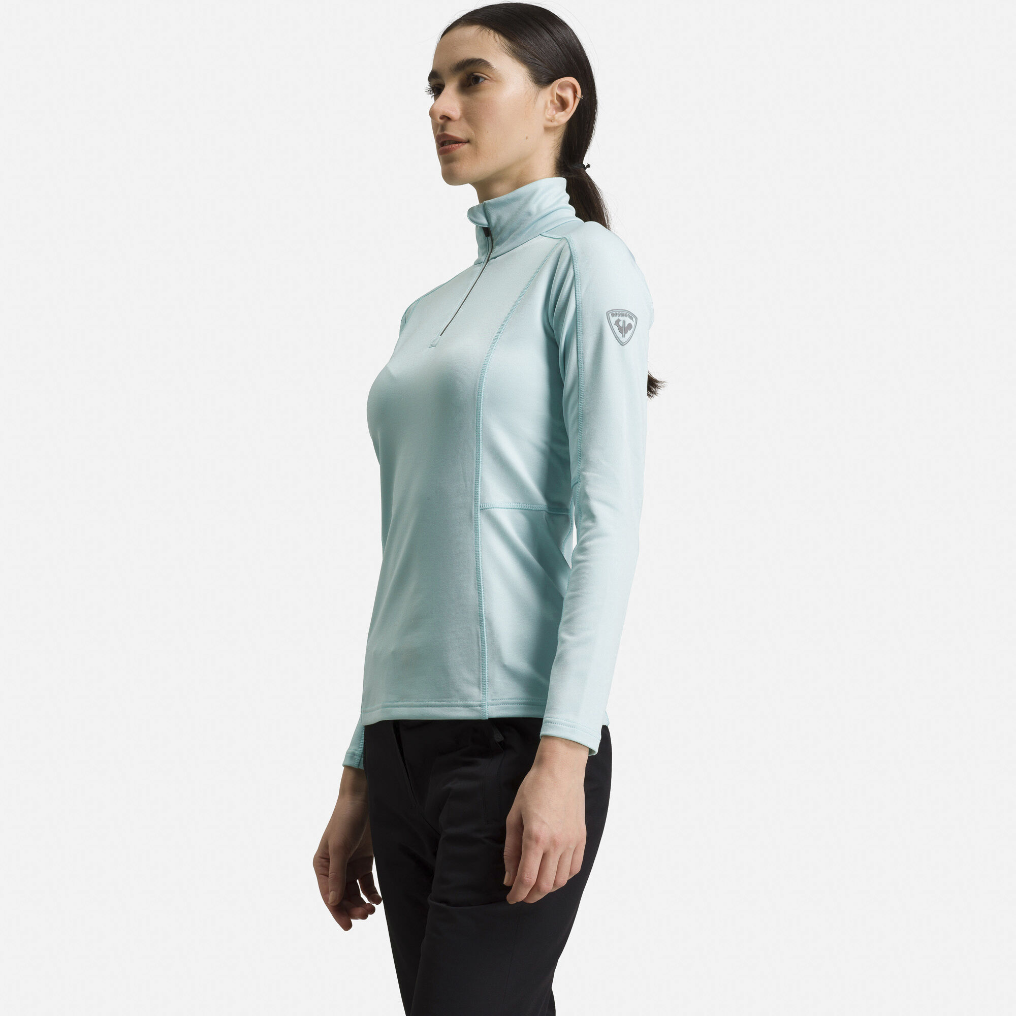 Sous-pull Classique demi-zip Femme