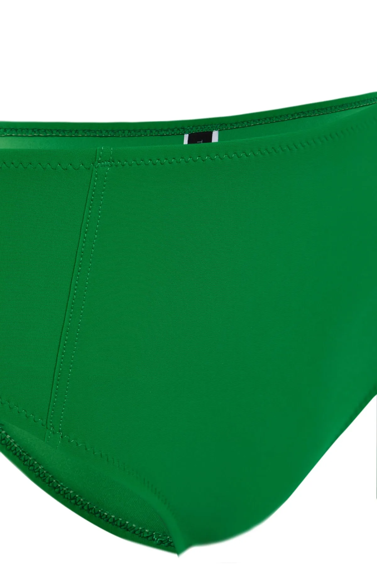 Trendyol Collection  Grüne Bikinihose mit hoher Taille und normalem Beinverlauf TBESS21BA0387