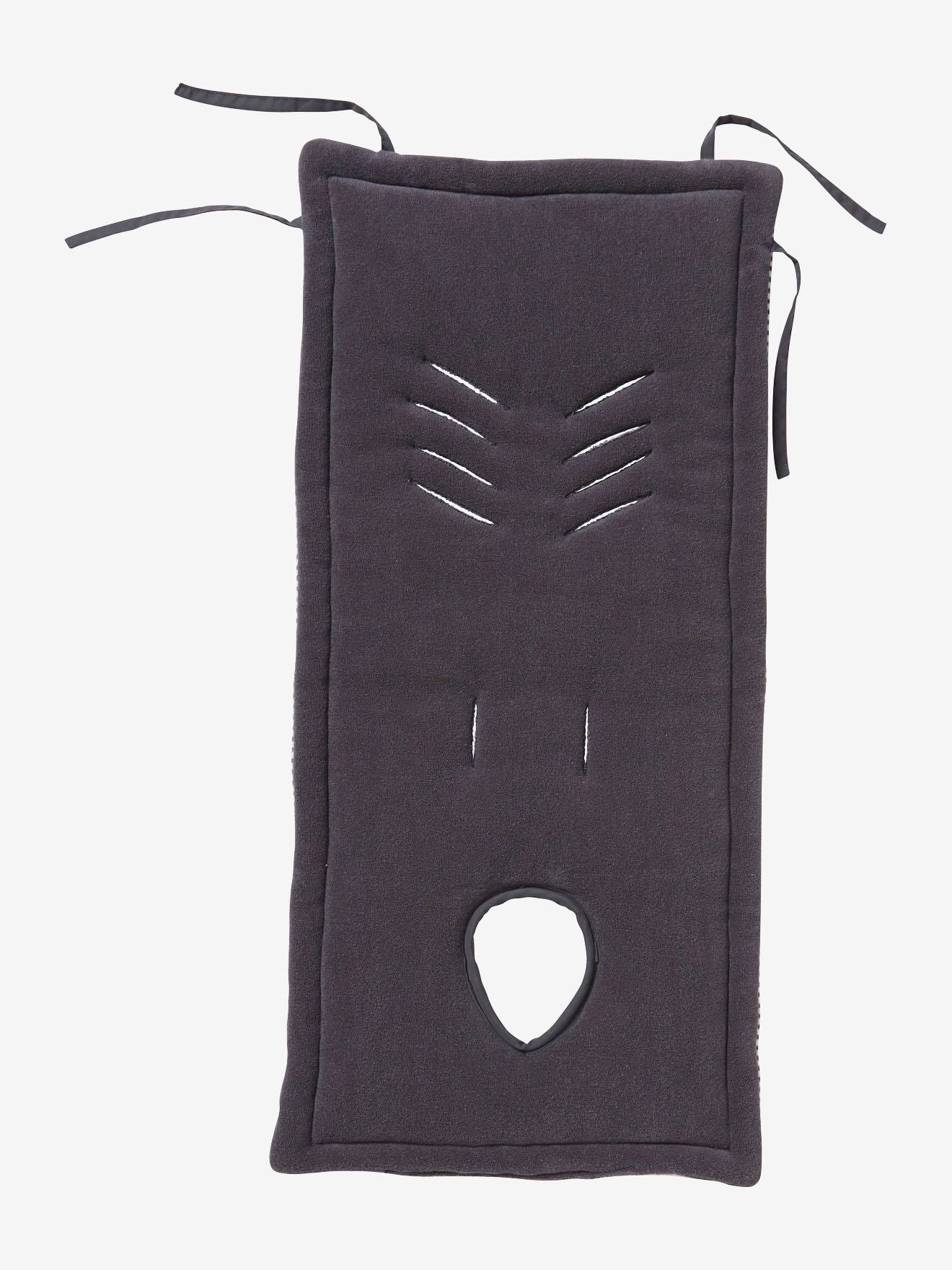 Vertbaudet Buggy-Sitzauflage Oeko-Tex - dunkelgrau/gestreift