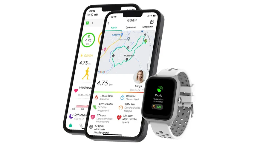 Müller Smartwatch mit GPS MU-SWG-50B