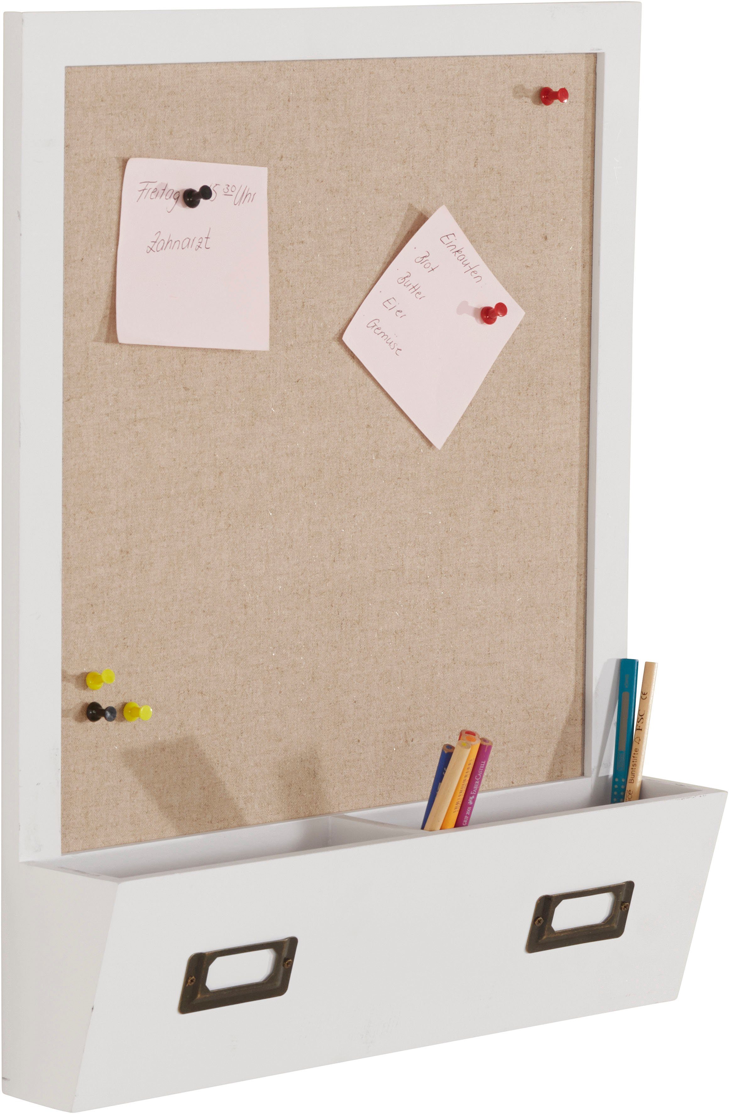my home Pinnwand, Memoboard mit Ablage, FSC-zertifiziert