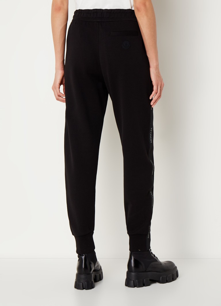 Moncler Slim fit jogging trousers with logo tape