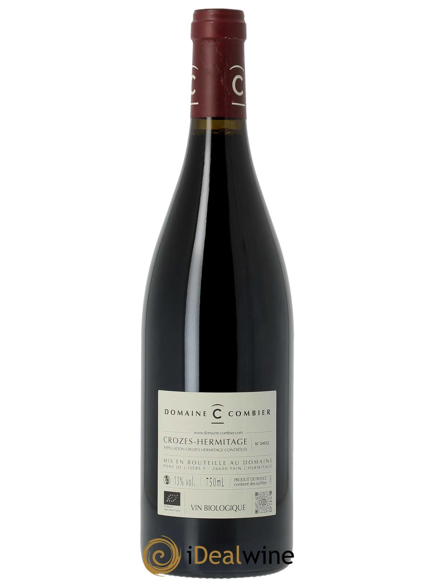 Crozes-Hermitage Combier  2022 - Lot de 1 Bouteille