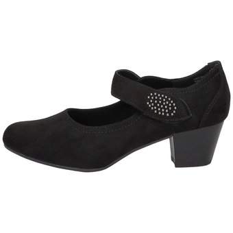 Via della Rosa Spangenpumps in schwarz