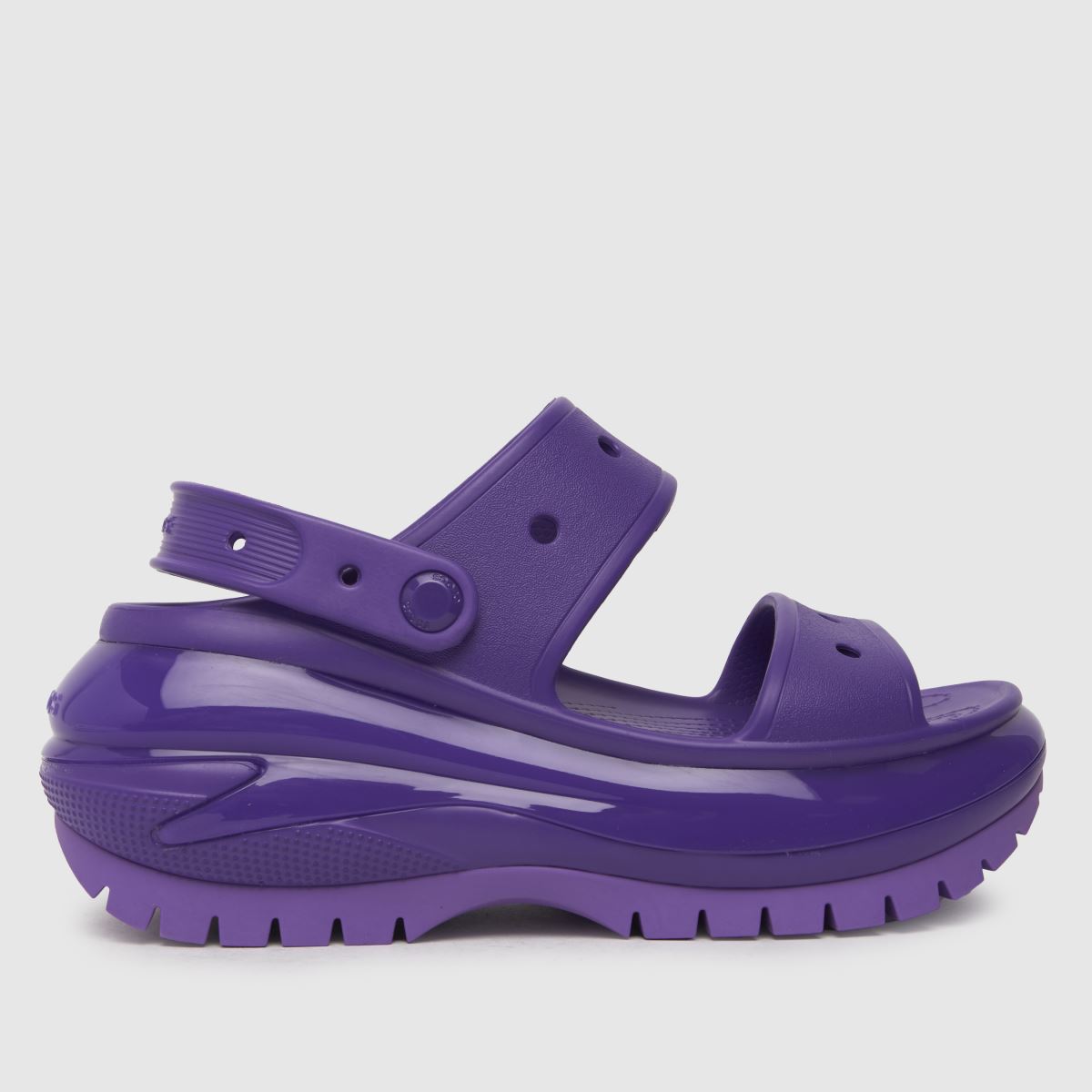 Crocs Mega Crush szandál lila színben