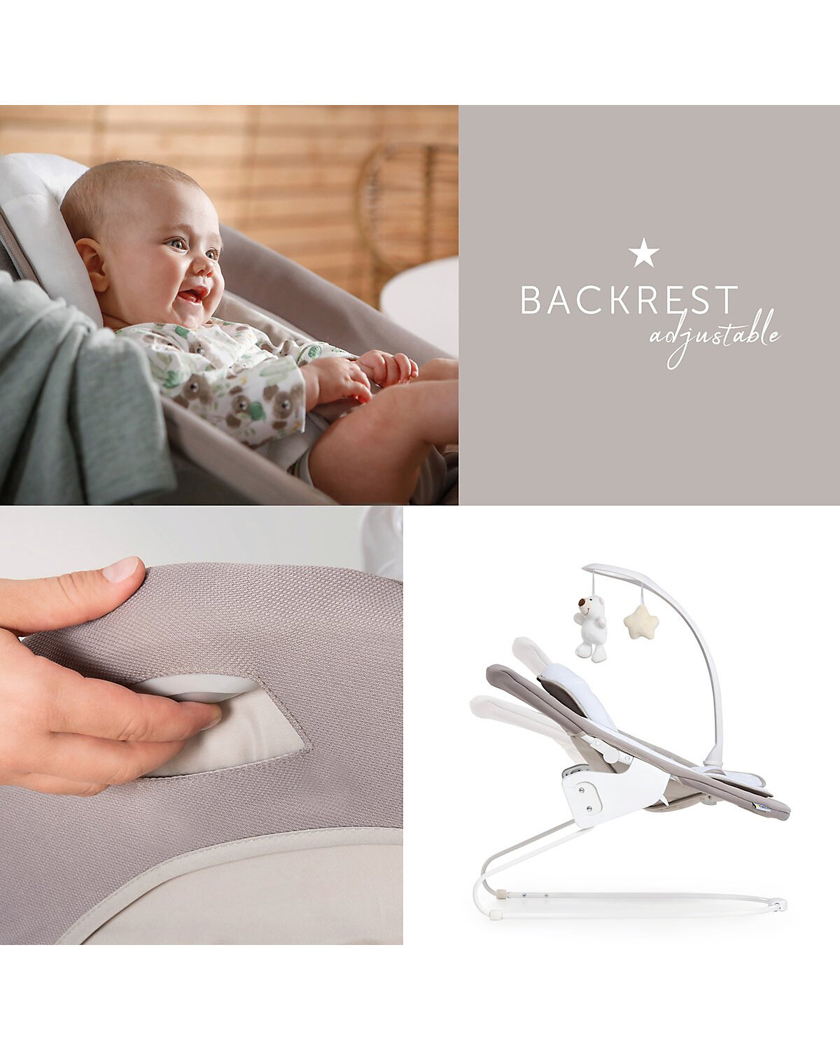 Babywippe Alpha Bouncer 2in1 Deluxe