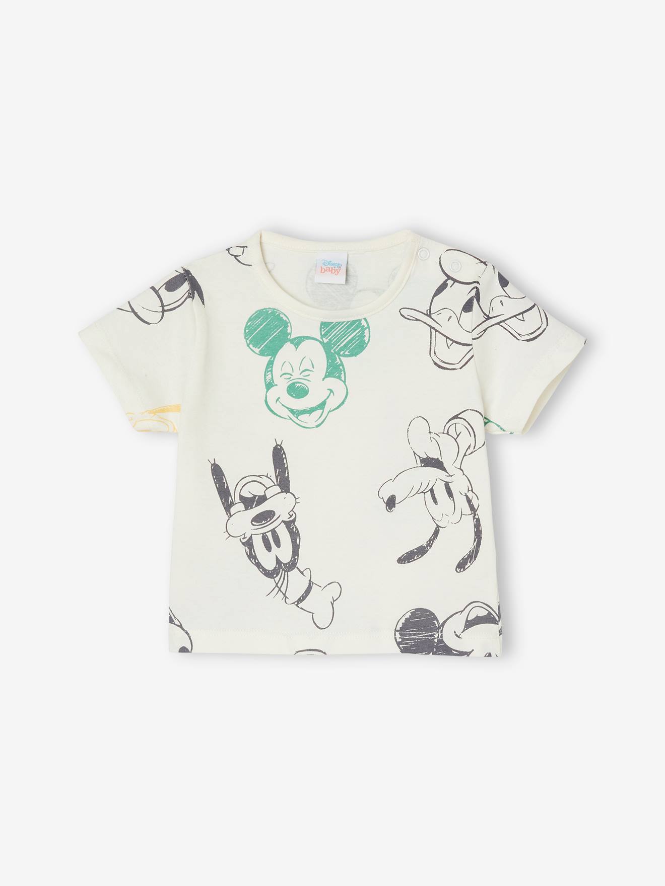 Mickey Baby-Set: T-Shirt & Shorts Disney MICKY MAUS - grün bedruckt