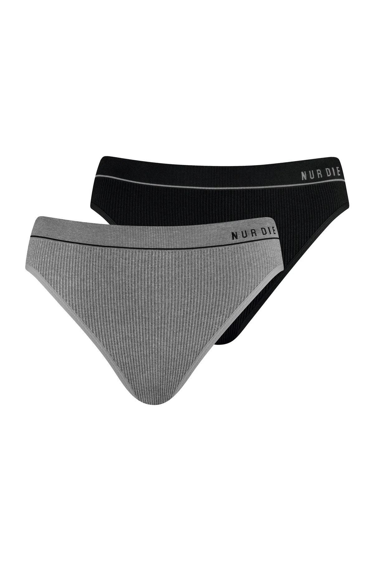 NUR DIE  Unterhosen - Grau - Unifarben