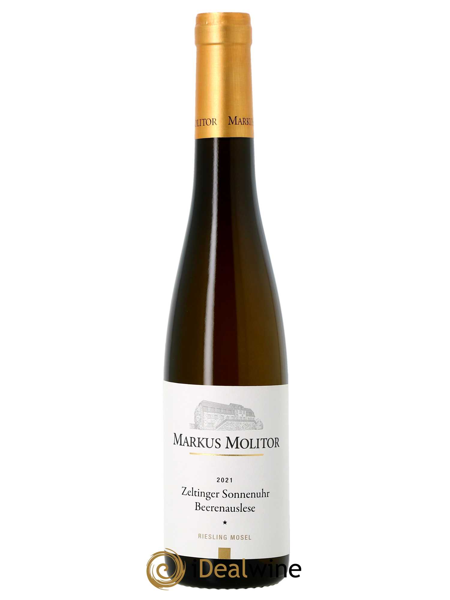 Riesling Markus Molitor Zeltinger Sonnenuhr Beerenauslese Gold Capsule°  2021 - Lot de 1 Demi-bouteille