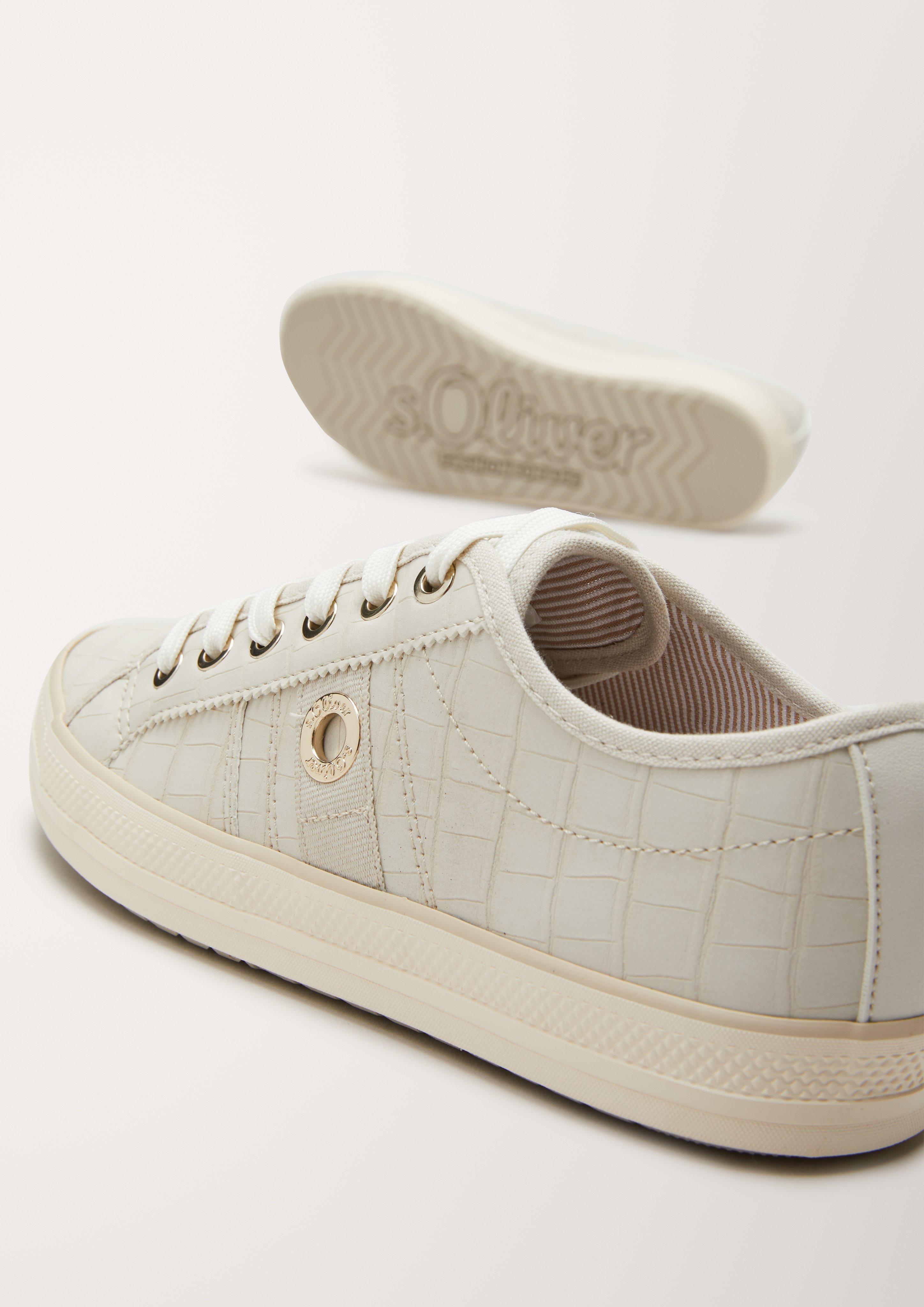 Sneaker in Reptilleder-Optik  6005172-462