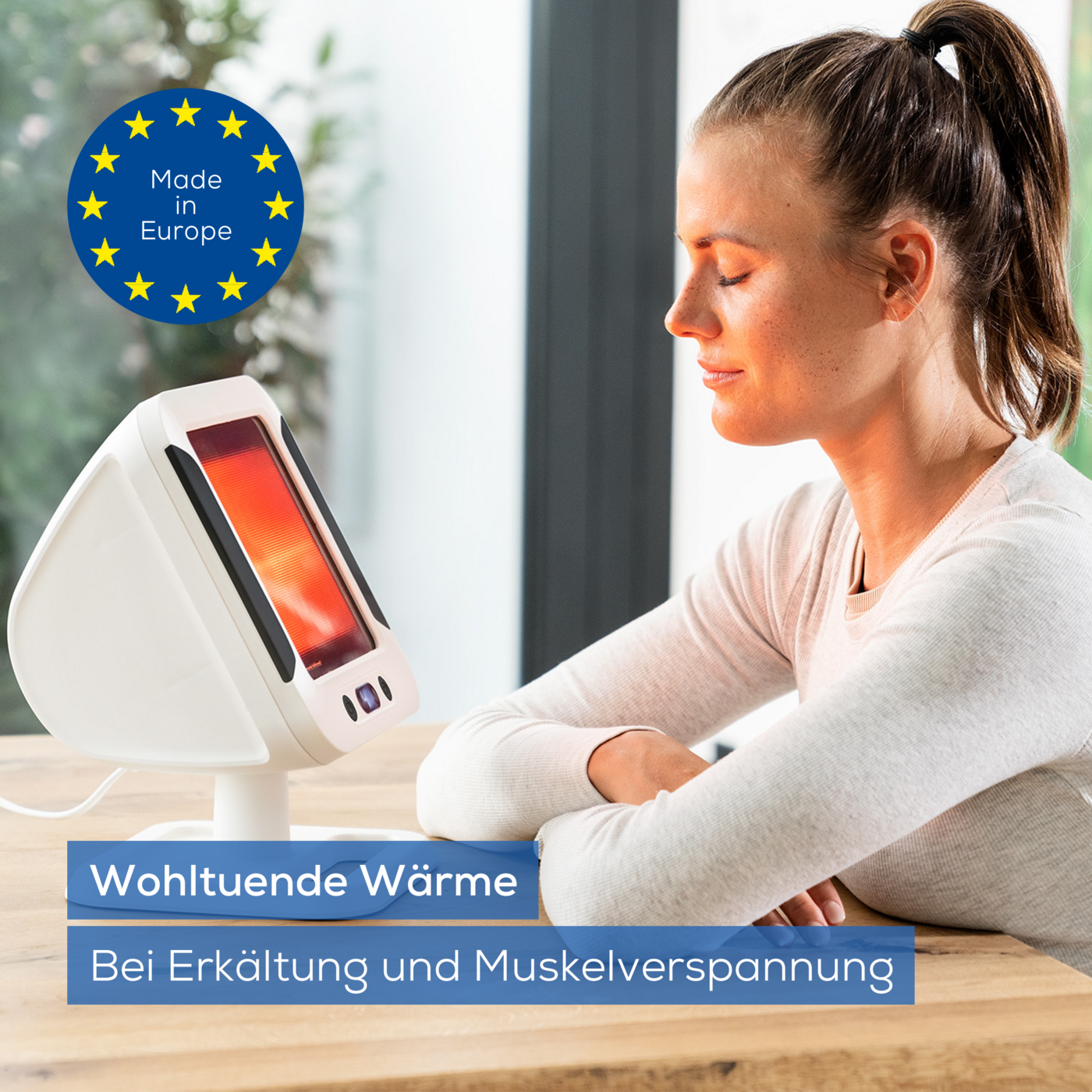 Beurer Infrarot-Wärmestrahler IL 60-Extra große Infrarotlampe mit Timer, Abschaltautomatik & Abdeckscheibe aus InfraXtreme® Glaskeramik