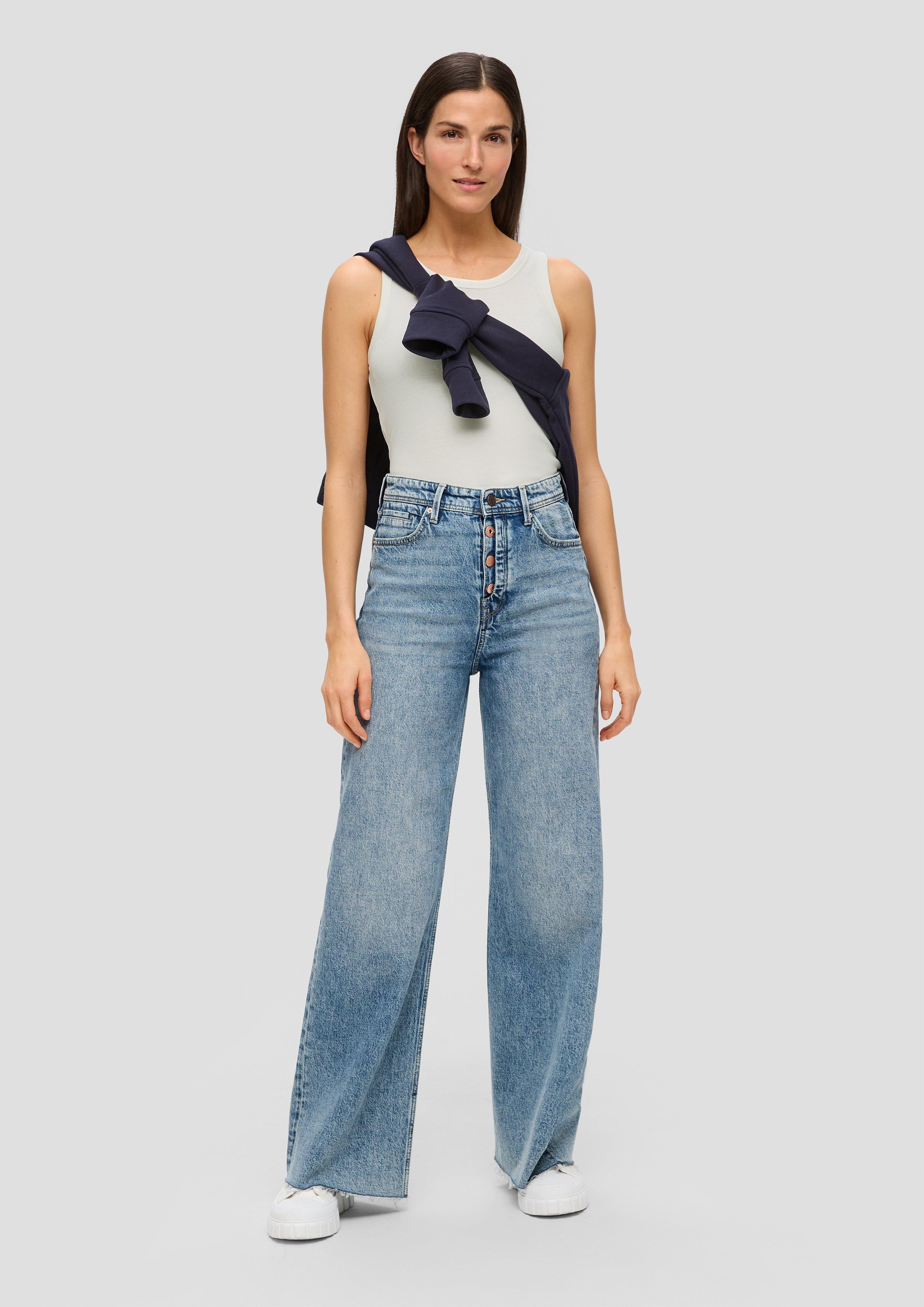 Tanktop mit Rippstruktur  2142121-0210