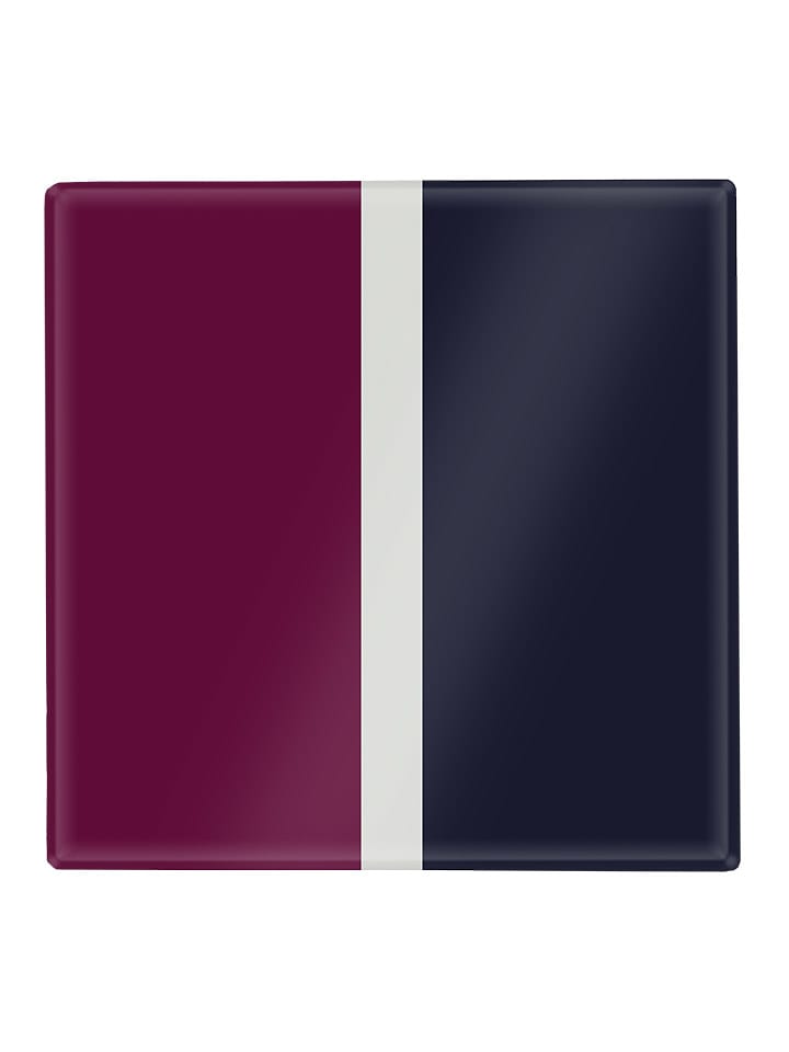 Remember Küchenglasplatte in Bordeaux/ Schwarz - (L)21,5 x (B)21,5 cm günstig kaufen onesize