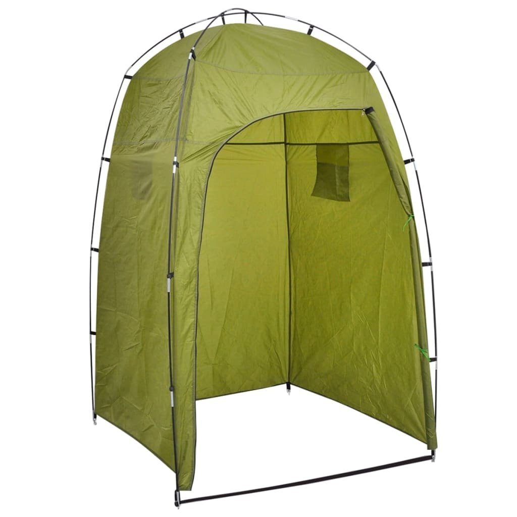 vidaXL Campingtoilette Tragbares Camping-Waschbecken mit Zelt 20 L Toilettenzelt grün