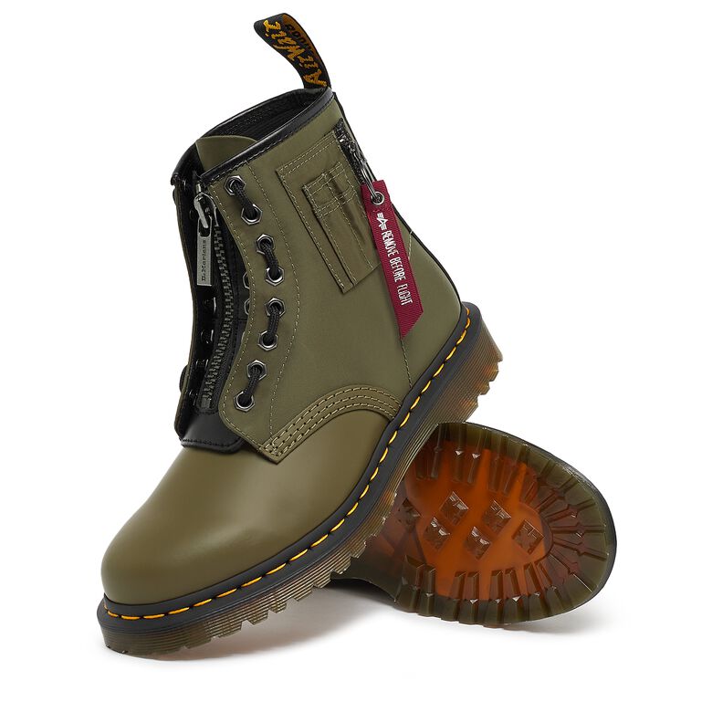 Dr. Martens x Alpha Industries 1460 Ben olive black