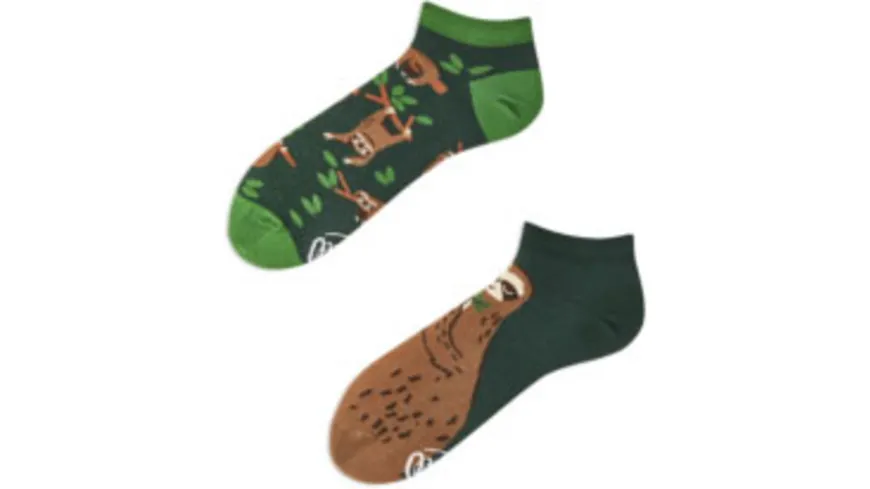 MANY MORNINGS Unisex Sneaker Socken Sloth Life Sloth Life