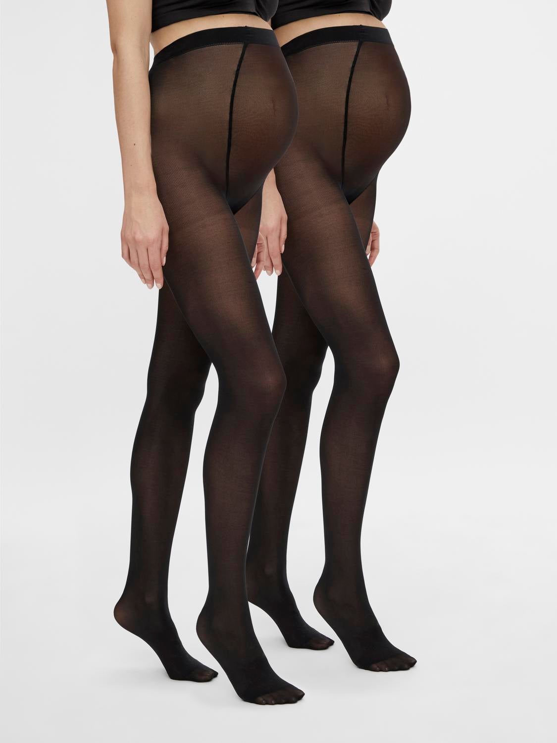 2er-Pack Umstands-Strumpfhose