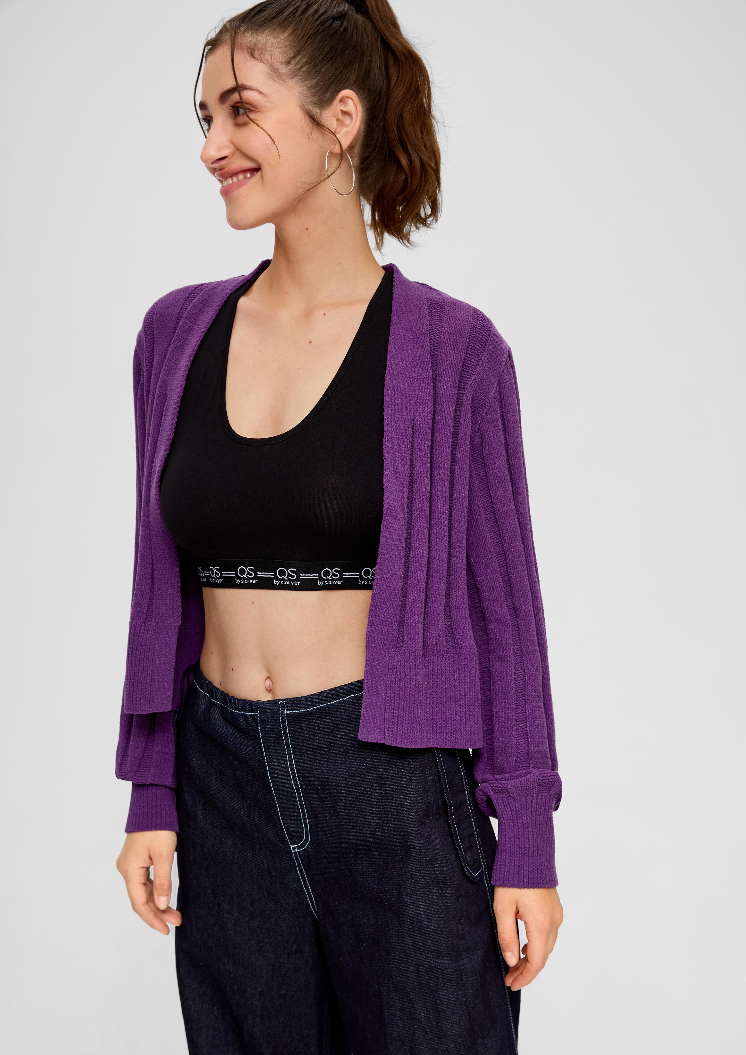 Strickjacke mit Strukturmuster  2134835-4823