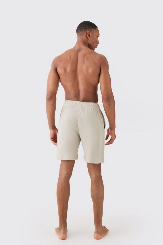 Loungewear-Shorts in Waffeloptik