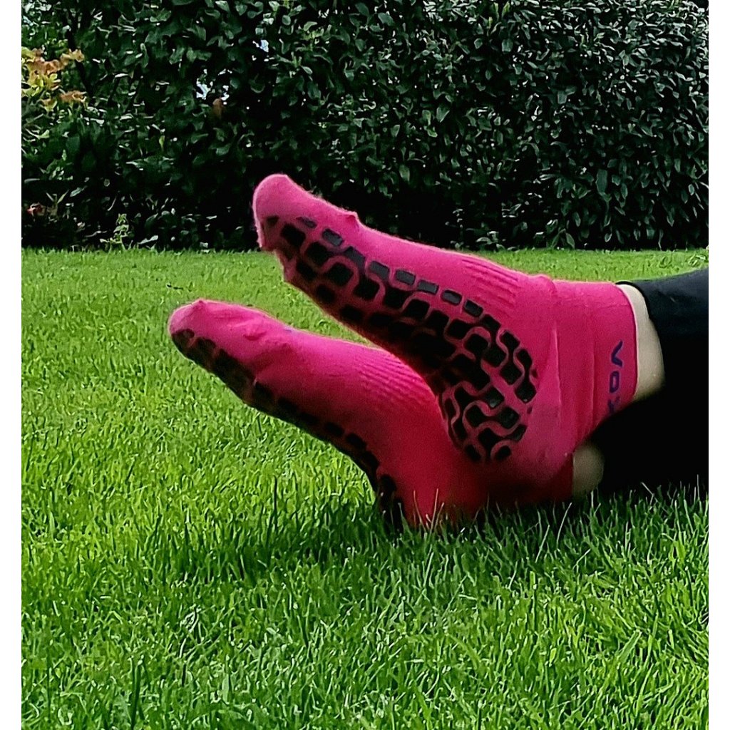 Voxx Jumpyx Magenta ABS rutschfeste Socken, 1 Paar