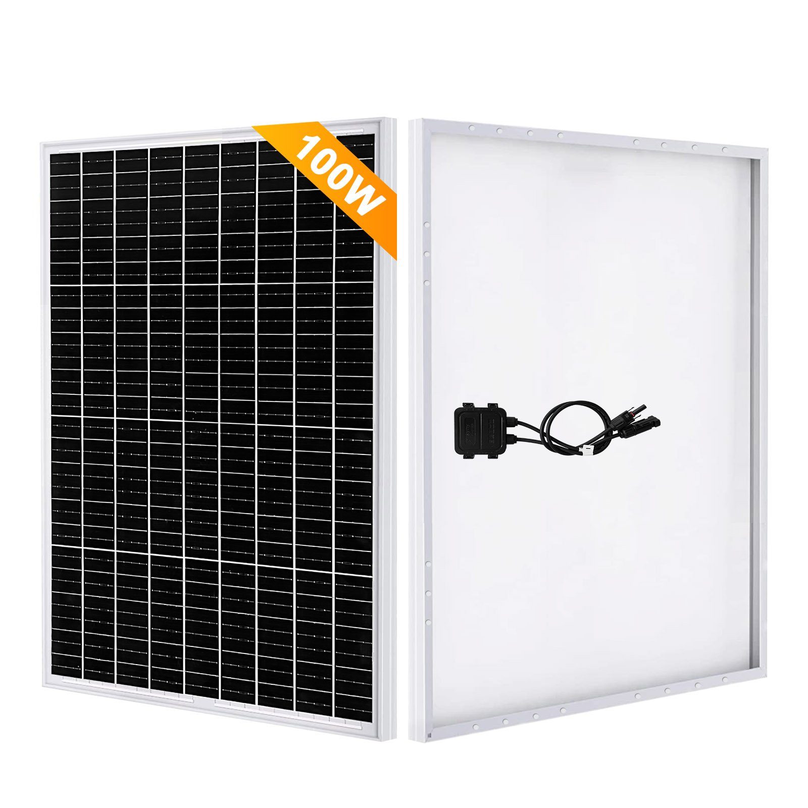 GLIESE Solarmodul 400W Solarpanel Kit 100Ah LiFePO4 Akku 100A BMS, 100,00 W, Monokristallin