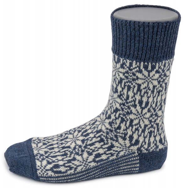 Hirsch Natur ~ Sternensocke ~ jeans/natur