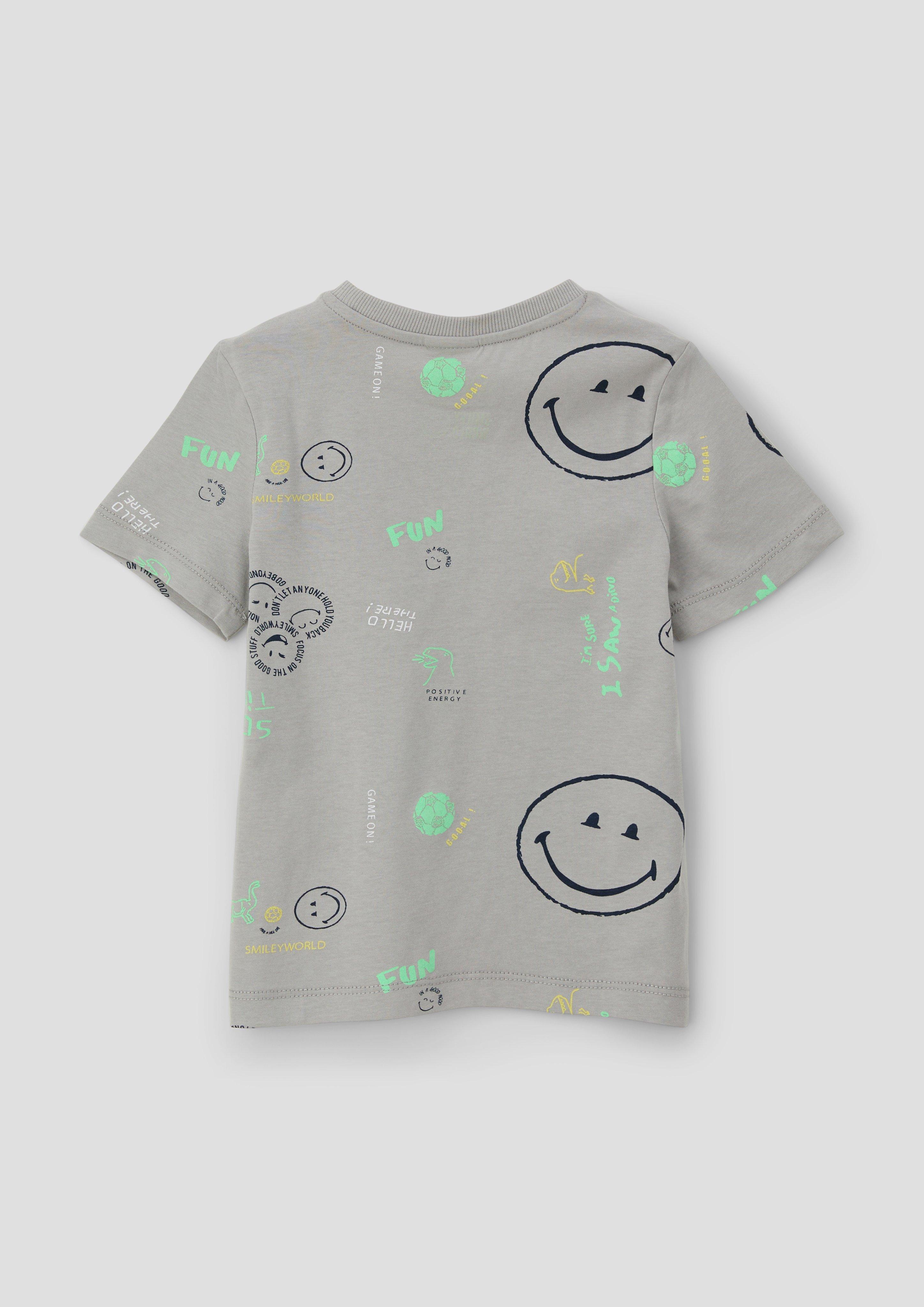T-Shirt mit All-over-Smiley-Print  2143107-91A1