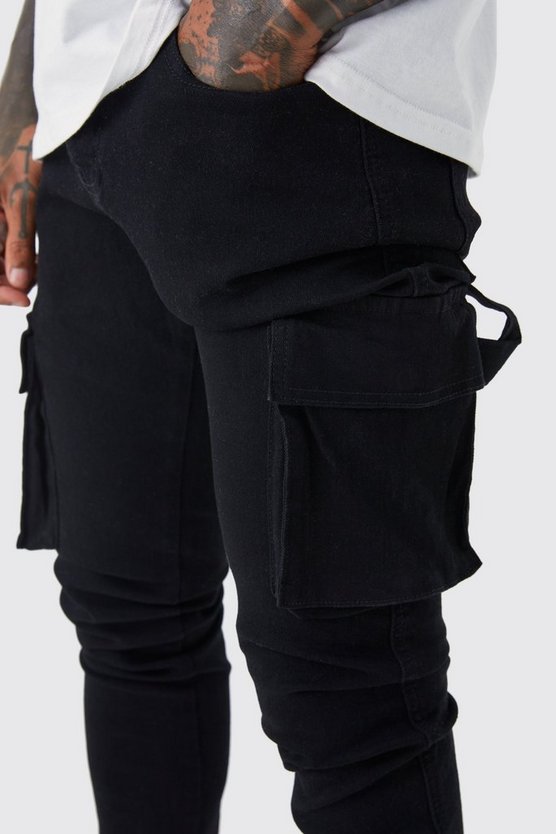 Skinny Stretch Cargo-Jeans
