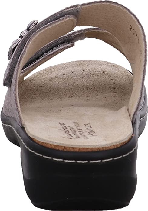 HICKERSBERGER Komfort Sandalen grau Milano Hallux Pantolette