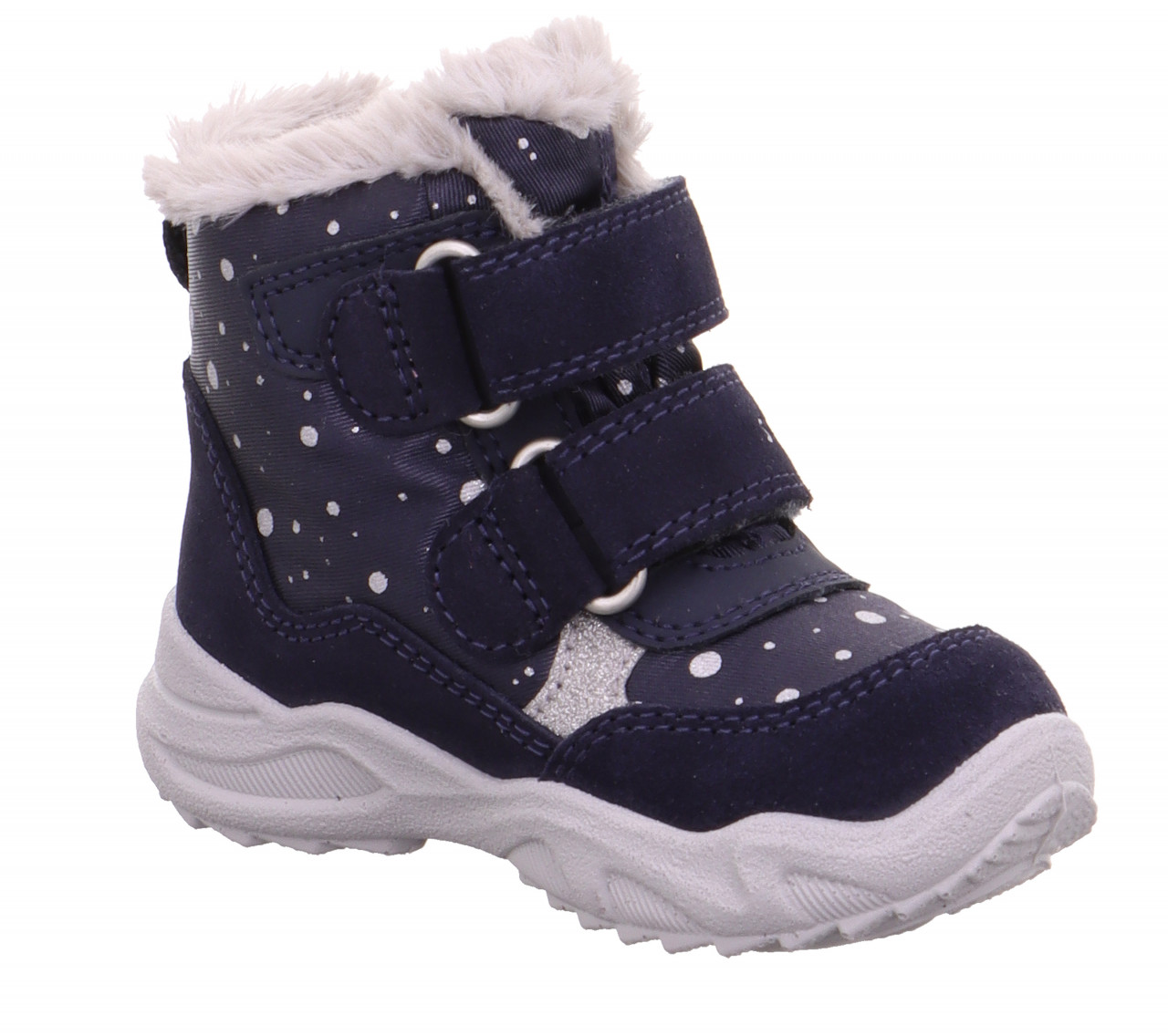 GLACIER - Blau Boots mit Klettverschluss