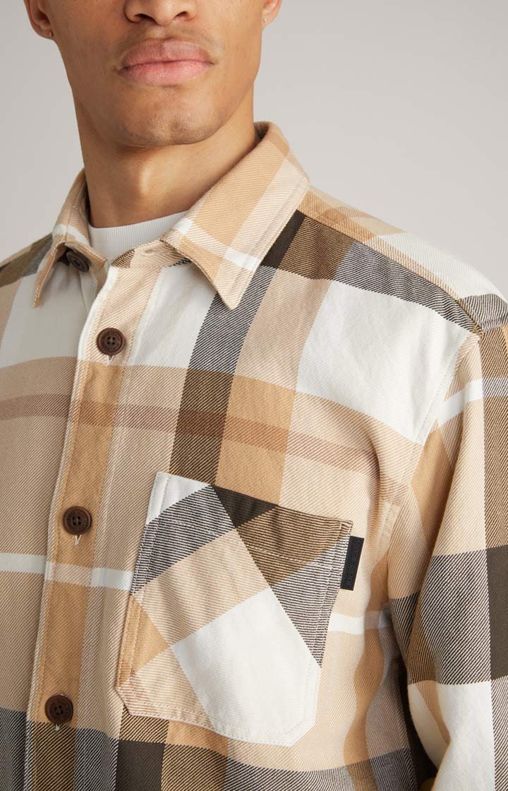 Hemd Harvi in Beige kariert