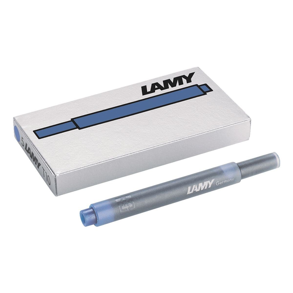 LAMY T 10 Großraumpatrone Tintenpatrone (5-tlg., auswaschbar, löschbar)