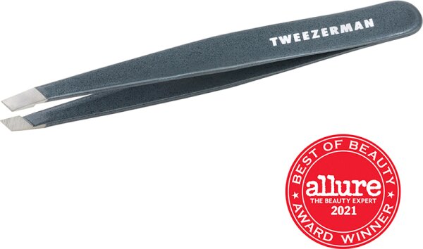 Tweezerman Slant Tweezer - Schräge Pinzette, Blue Stone Pinzette