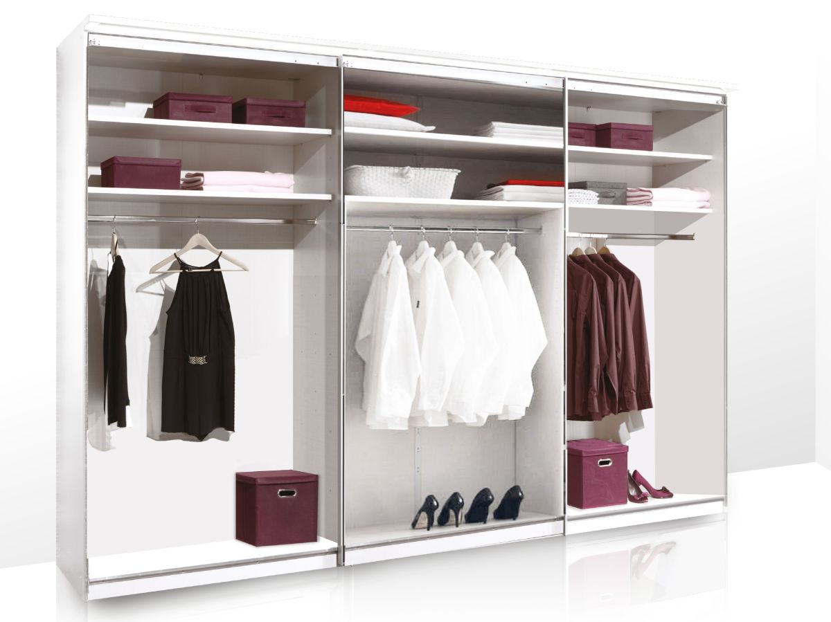 Staud Schwebetürenschrank Sinfonie Plus Eiche Spiegel