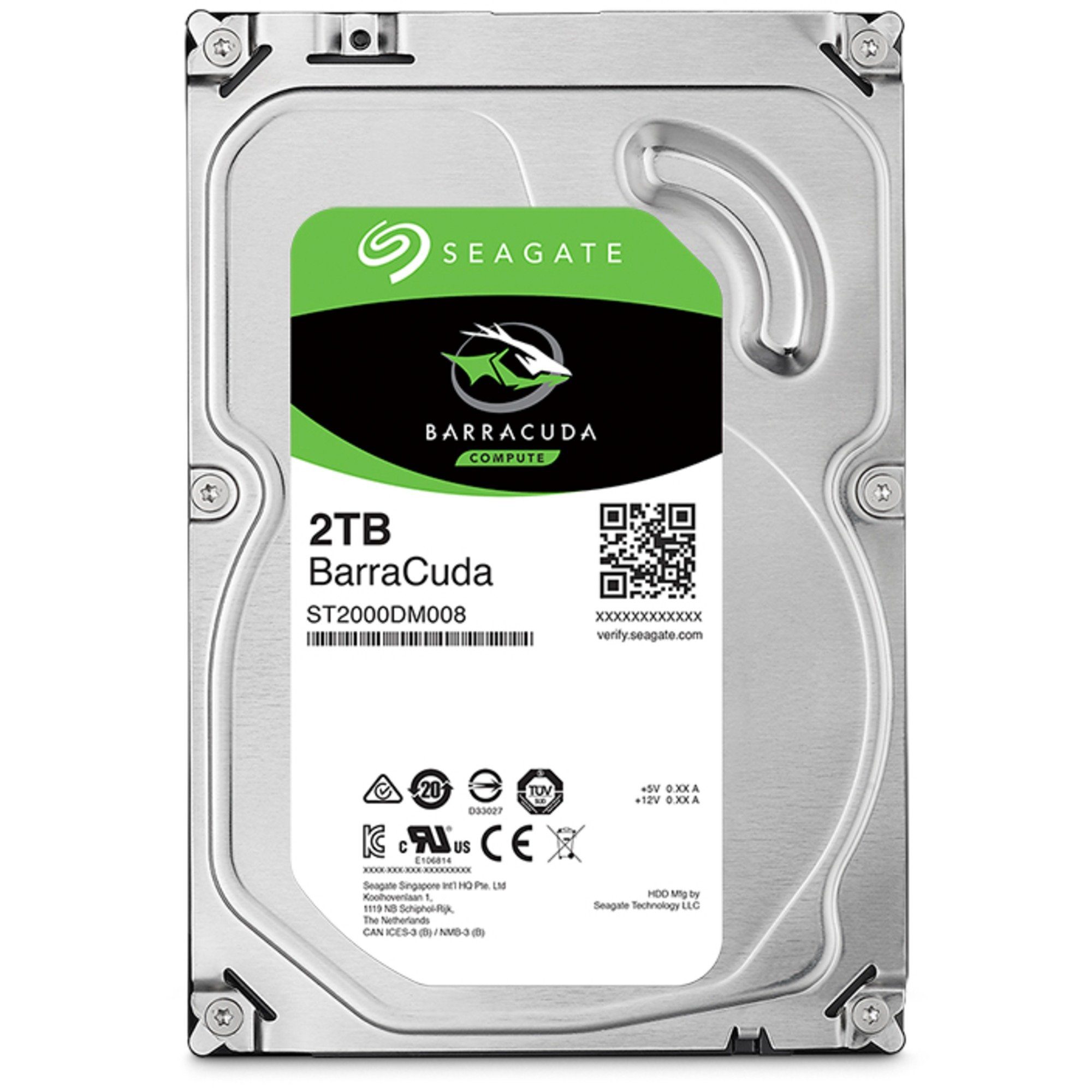 Seagate Seagate ST2000DM008 2 TB, Festplatte, (SATA 6 HDD-Festplatte (2.000 GB) 3,5