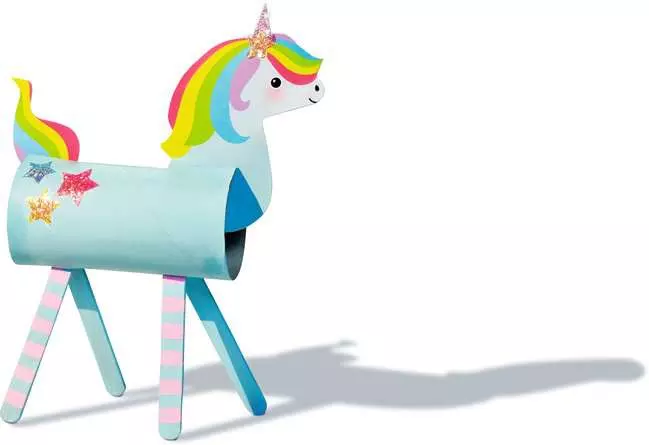 Einhornparty - Bastelset für Kinder ab 6 Jahren