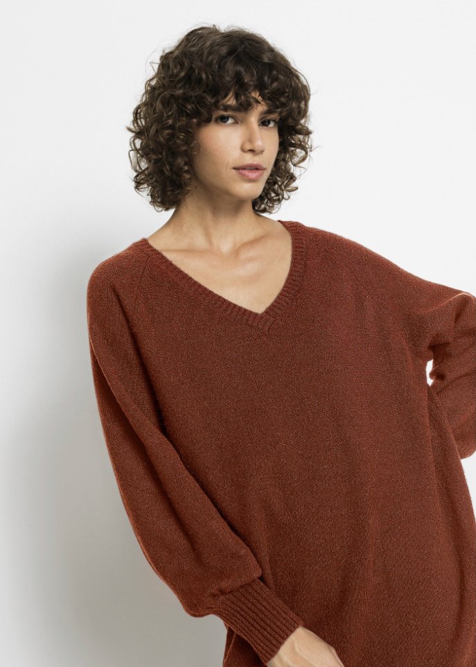Oversized Strickkleid