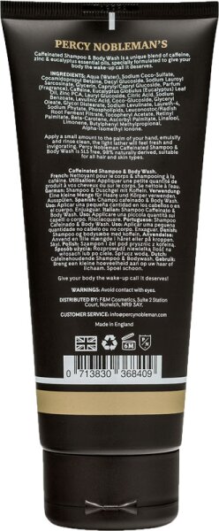 Percy Nobleman Caffeinated Shampoo & Body Wash Duschgel