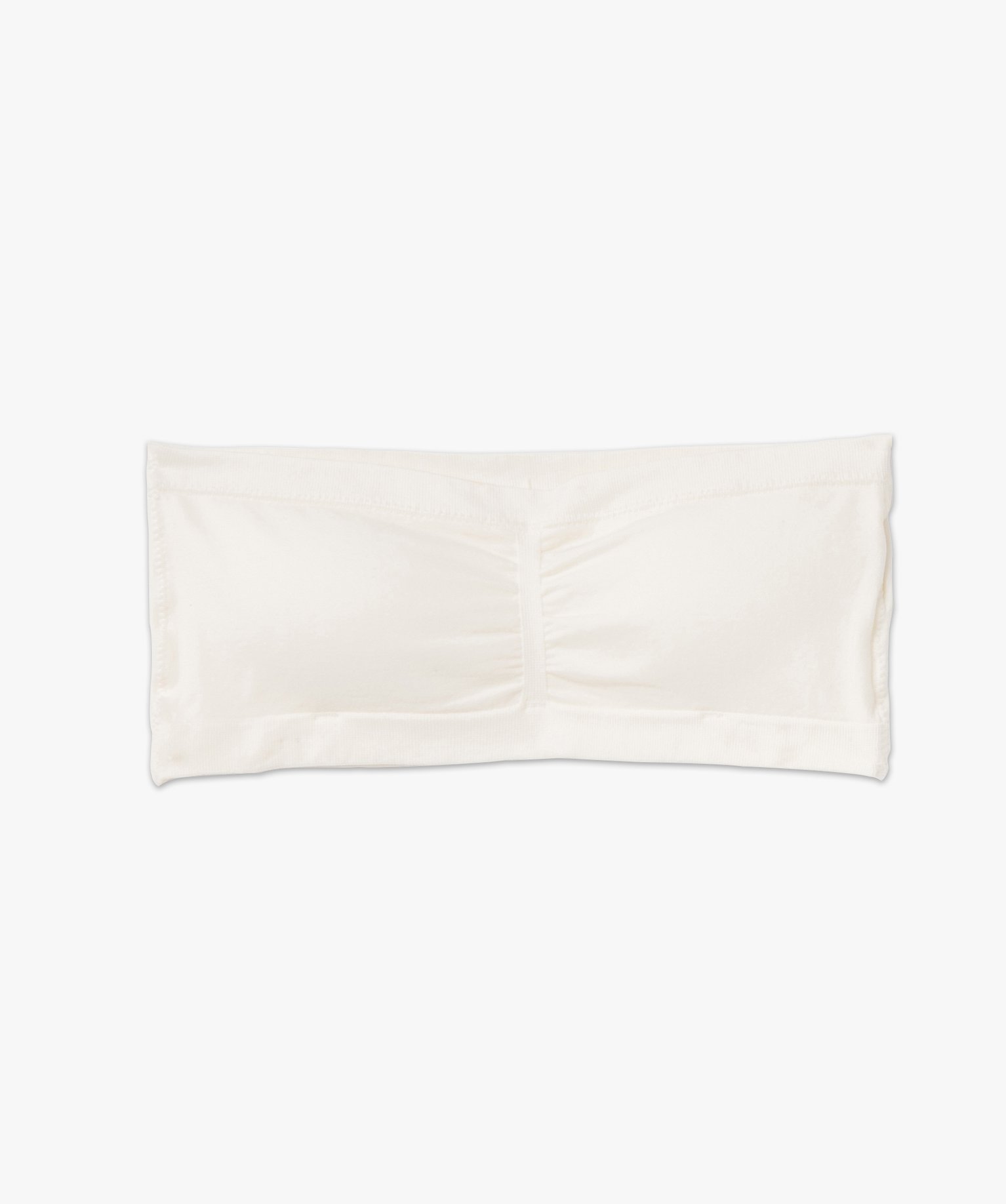 Soutien-gorge bandeau avec coussinets amovibles ecru | GEMO