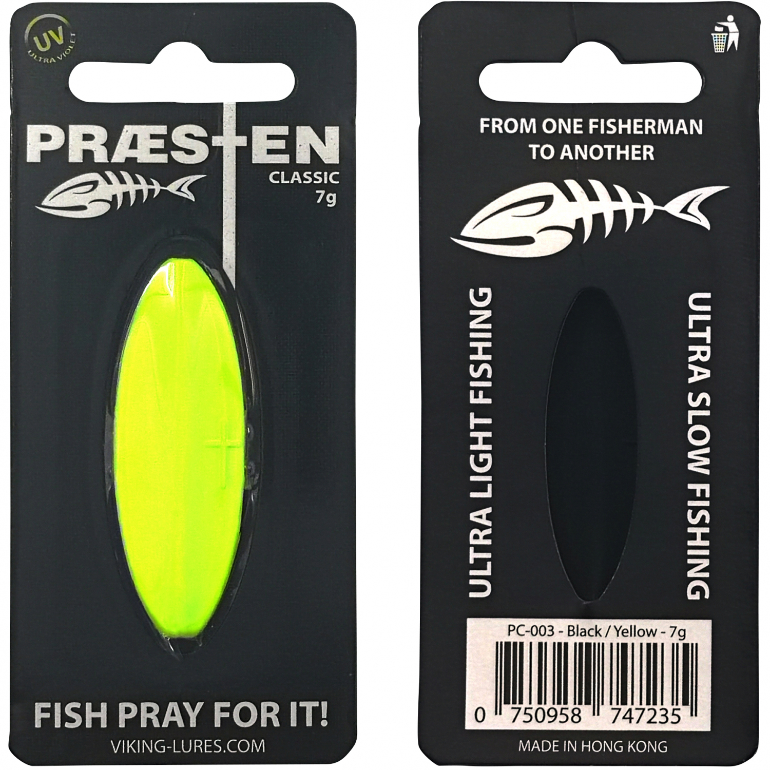 OGP Inlineköder Præsten Classic (Black/Yellow)