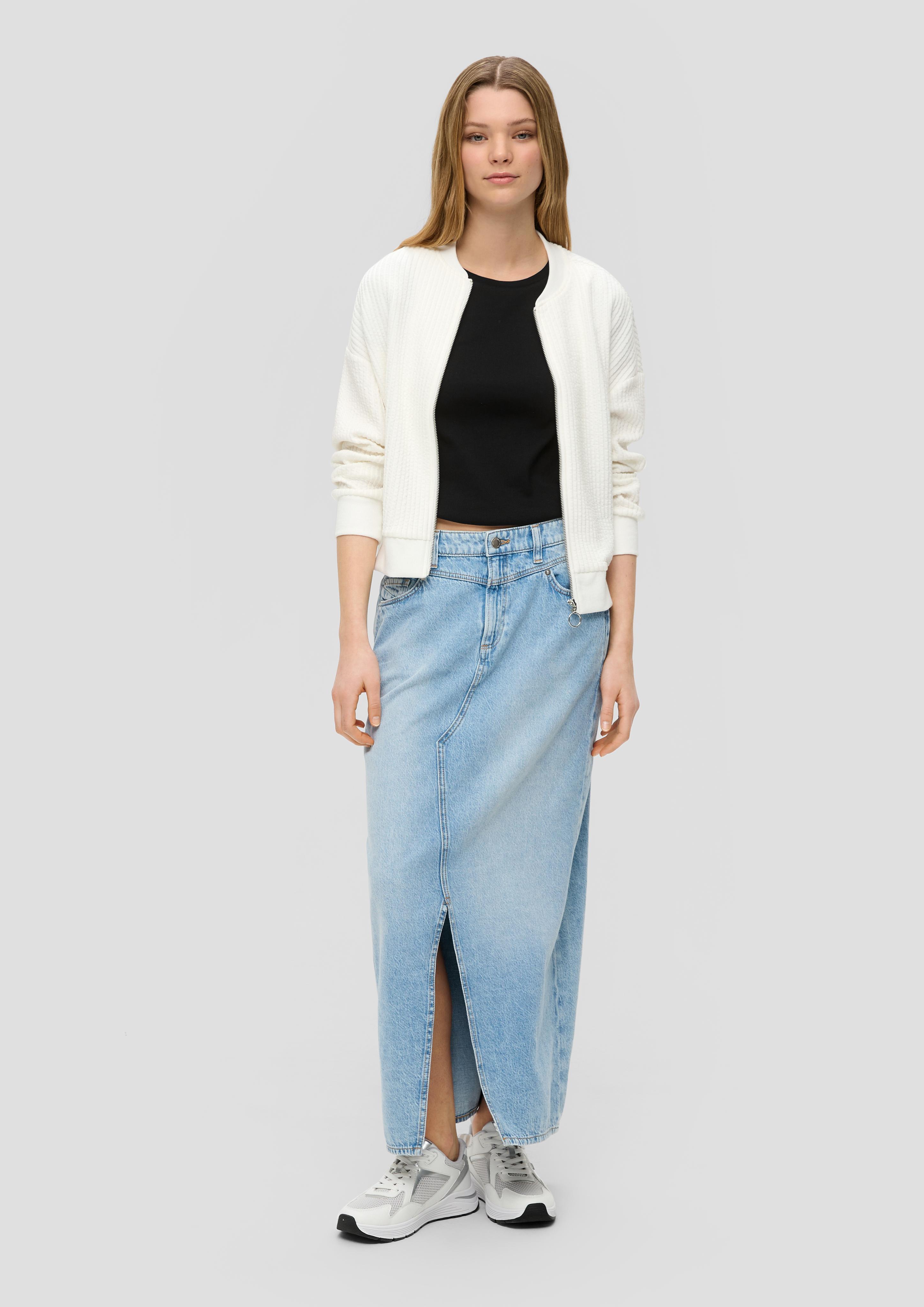 Cropped Top mit Rippstruktur  2141204-9999