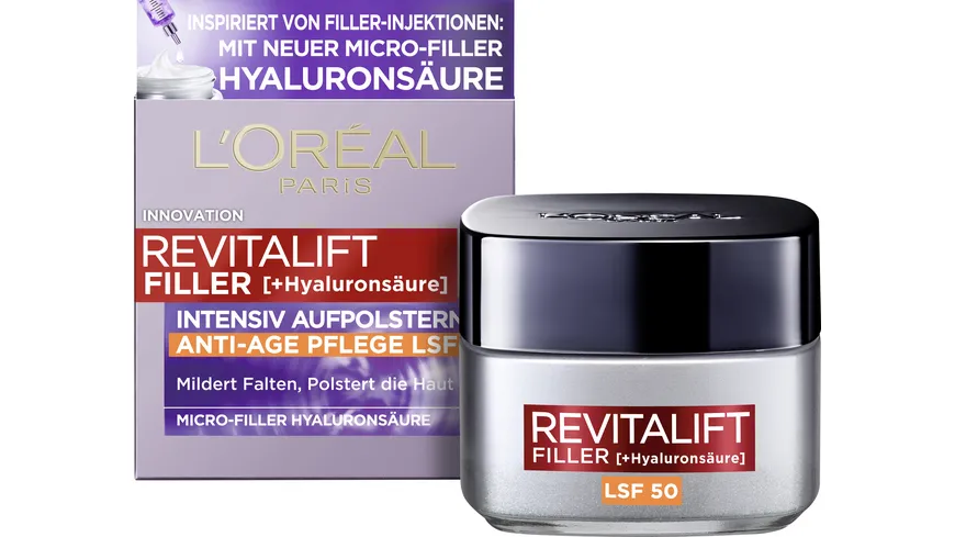 L'Oréal Paris Revitalift Filler Tag LSF50 50 ml