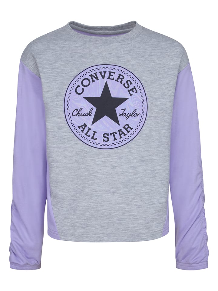 Converse Longsleeve in Lila günstig kaufen