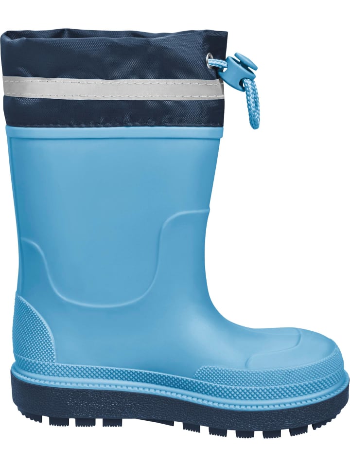 Playshoes Regenstiefel gefüttert in blau günstig kaufen