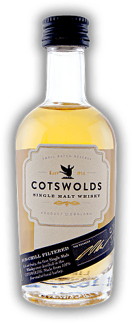 Cotswolds Single Malt Whisky 0,05 Liter Cotswolds Single Malt Whisky 0,05 Liter  0,05	 Liter - Vol 46%