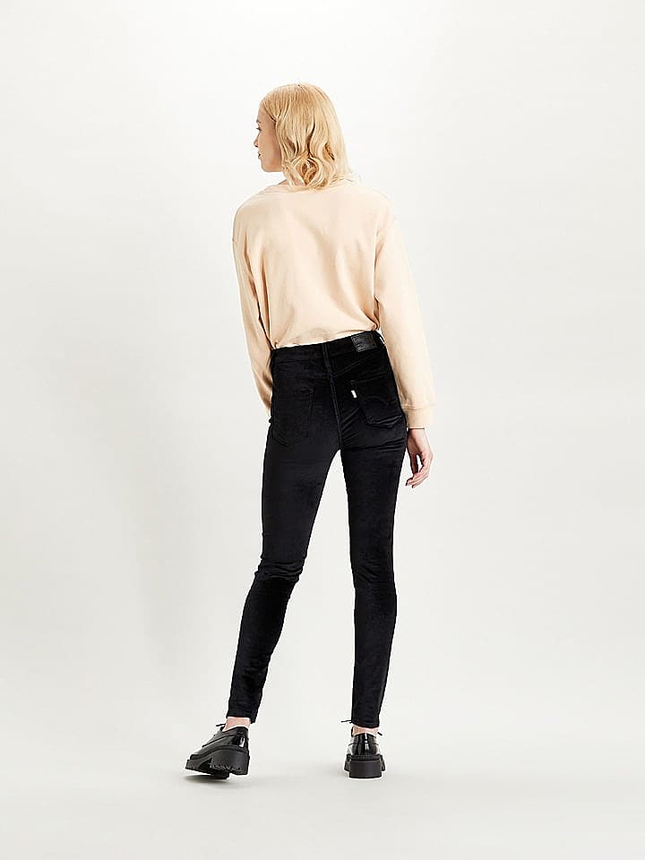 Levi´s Hose Jeans 721 schwarz samt günstig kaufen W28/L32
