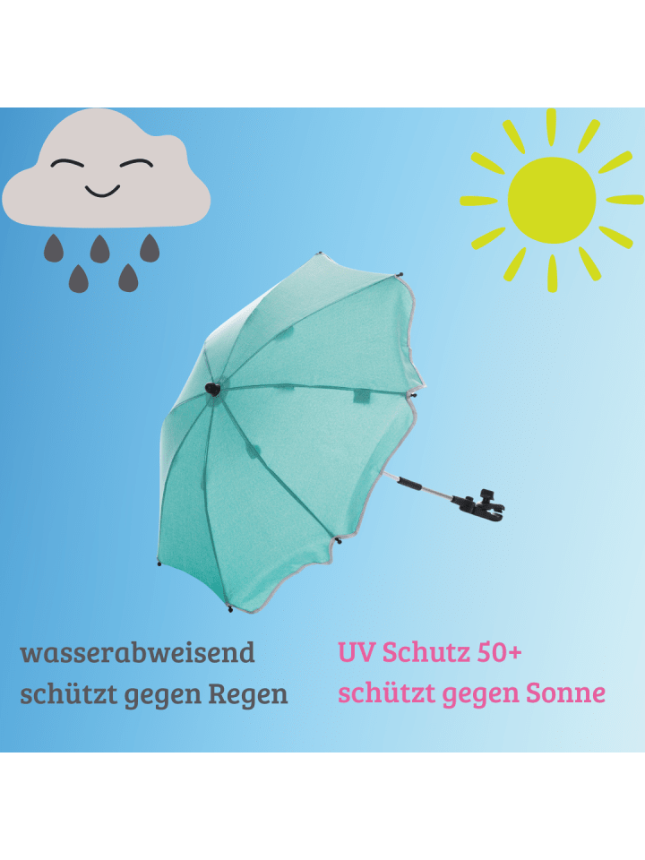 fillikid Sonnenschirm Melange Exklusiv in Mint günstig kaufen onesize